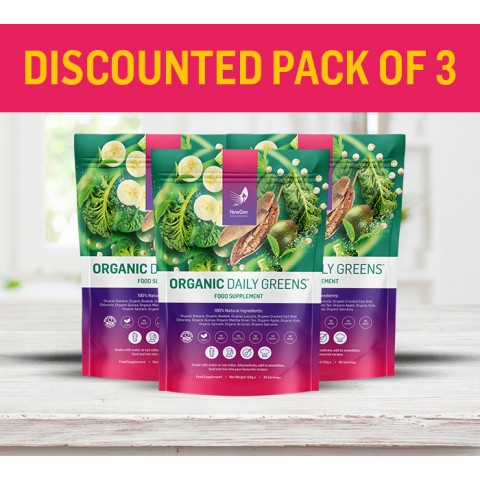 3 x Organic Daily Greens